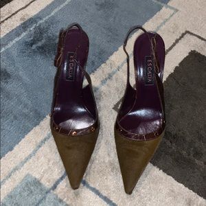 Escada Classic Ponyhair Slingback